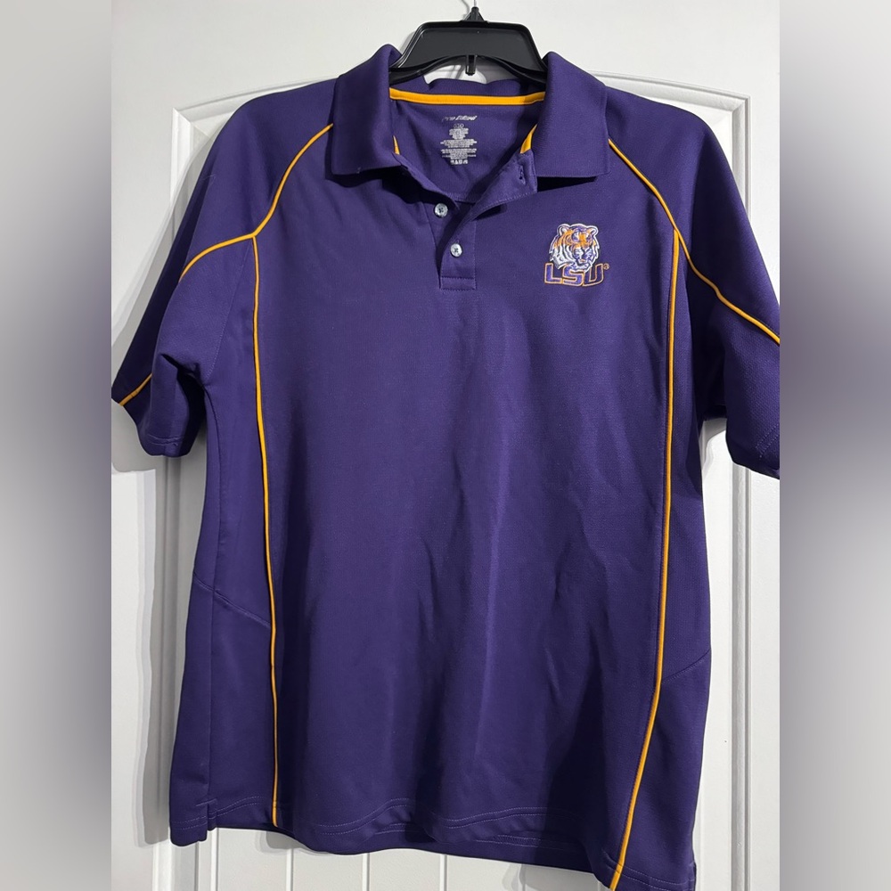 Men’s Large LSU Tigers Polo Short Sleeve